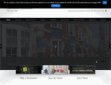Tablet Screenshot of guesthouseweymouth.com